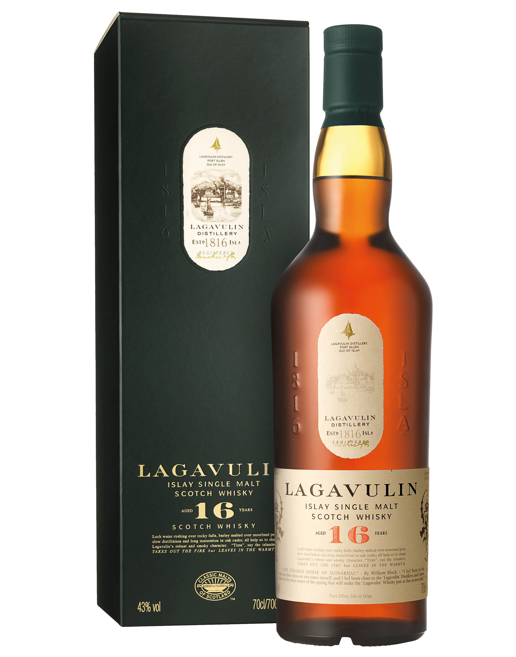 Single Malt Scotch Whisky 16 Years - Lagavulin - Enoteca Il Decanter